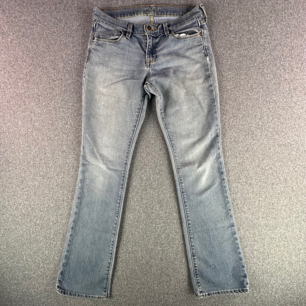 Old Navy Jeans Womens 6 Long The Flirt Blue Stretch Medium Wash